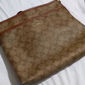 Coach Signature File Crossbody Bag